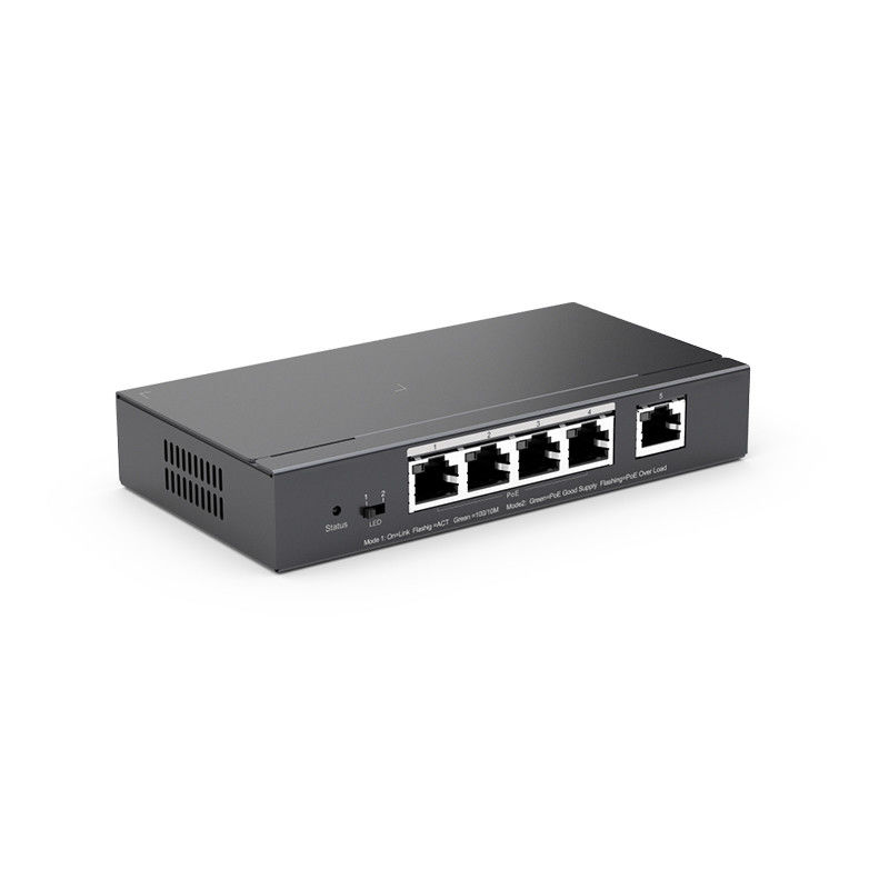 Enterprise PoE Ethernet Switch Smart Cloud Managed 5 Port Gigabit Switch