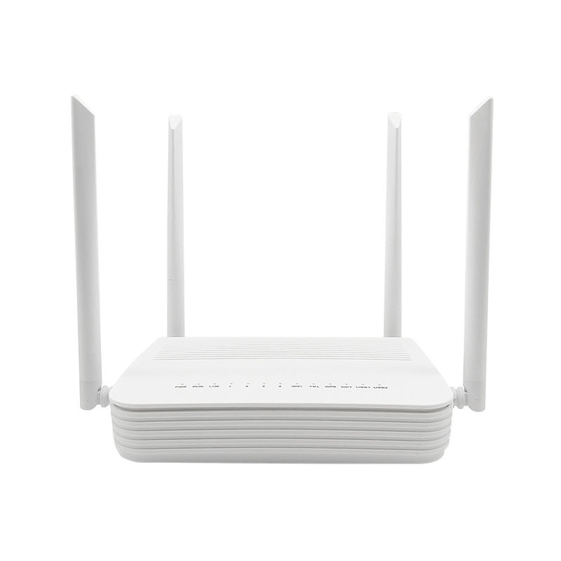 AX3000 WiFi6 XGS PON ONU ZC-530NX6 1USB 4GE GPON ONU Connector