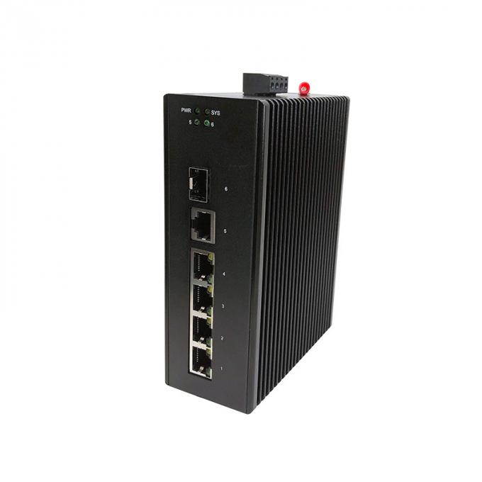 6 Ports Unmanaged Industrial Ethernet Switch 20/40/60/80/100KM ZC-S2006G 0